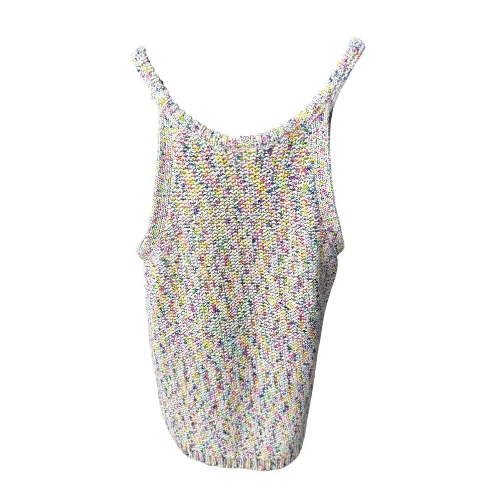 OshKosh B'gosh Multicolor Crochet Halter Sweater Tank Size 5/5A